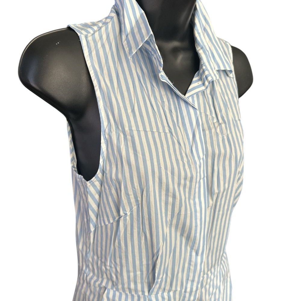 H&M Striped Sleeveless Dress with Pockets NWOT - Picture 5 of 7